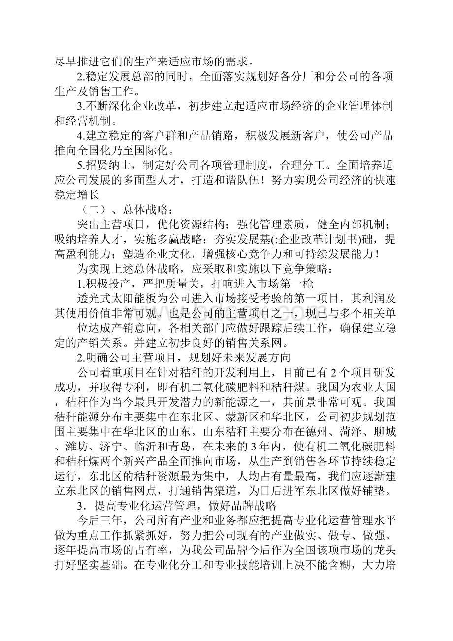 企业改革计划书.docx_第3页