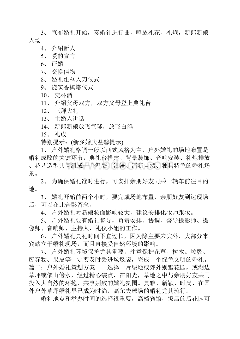 最独特的户外婚礼策划方案.docx_第2页