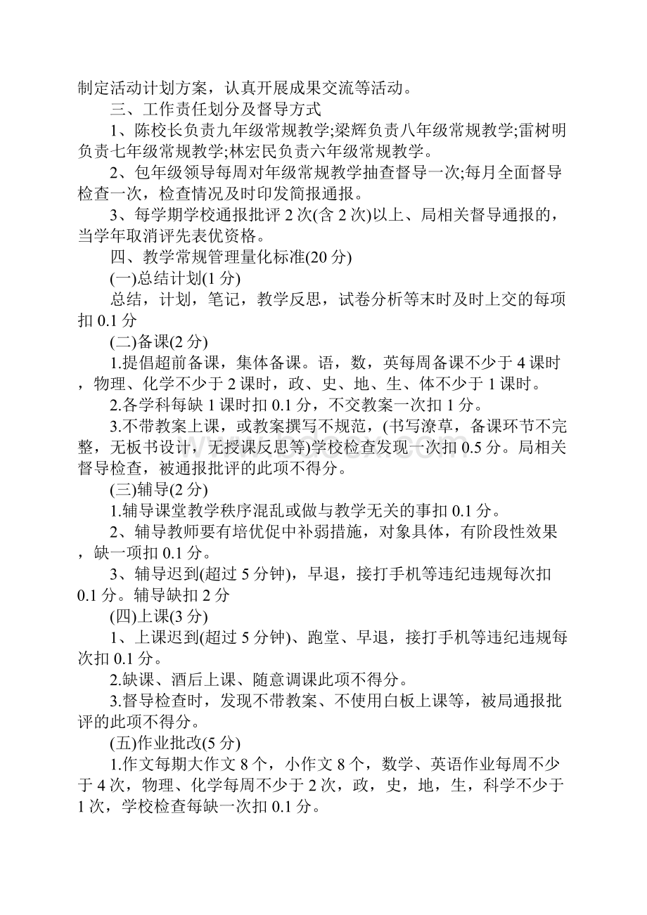 教学常规检查实施方案.docx_第3页