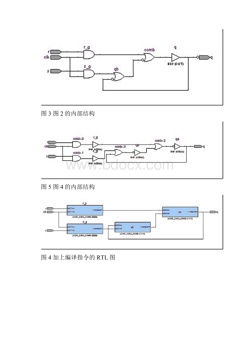 DE2 实验练习解答lab 3锁存器触发器和寄存器digital LogicDE2quartus II.docx_第3页