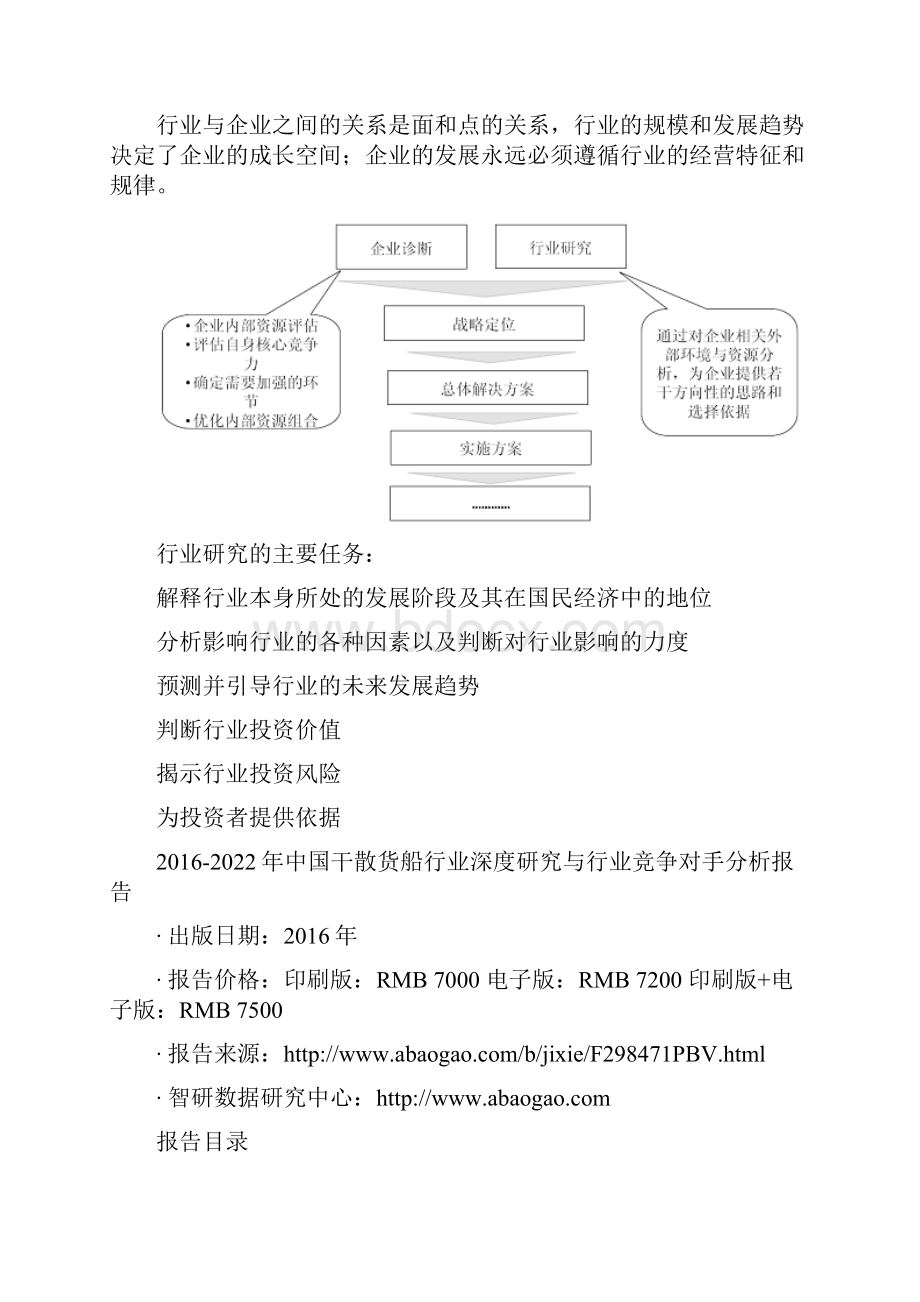 中国干散货船行业深度研究与行业竞争对手分析报告.docx_第3页