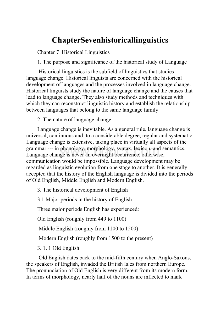 ChapterSevenhistoricallinguistics.docx