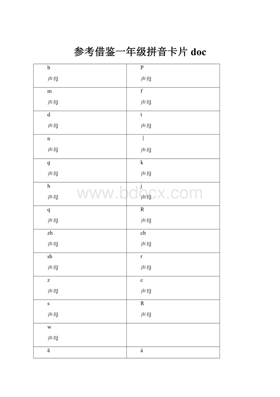 参考借鉴一年级拼音卡片doc.docx