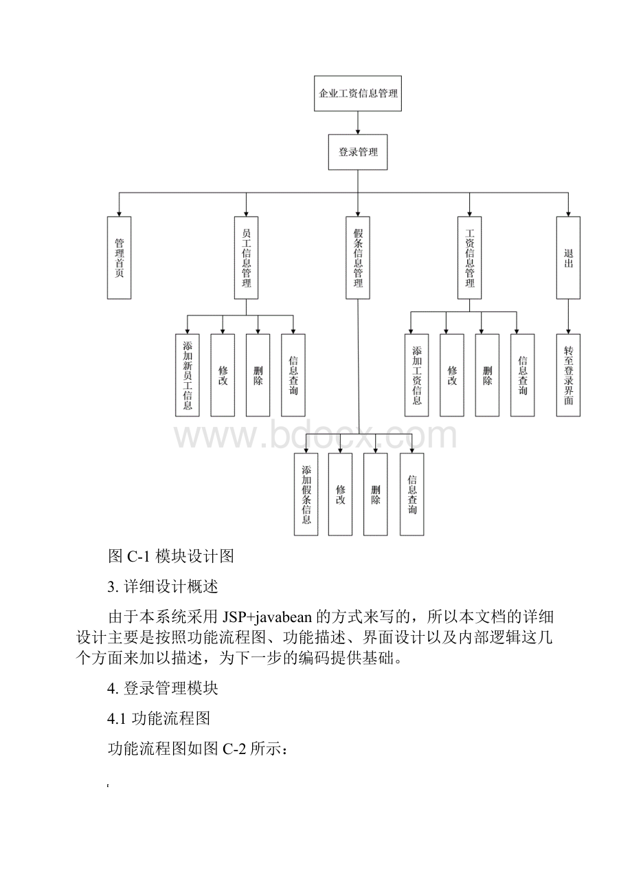 企业工资信息管理系统详细设计说明书.docx_第3页