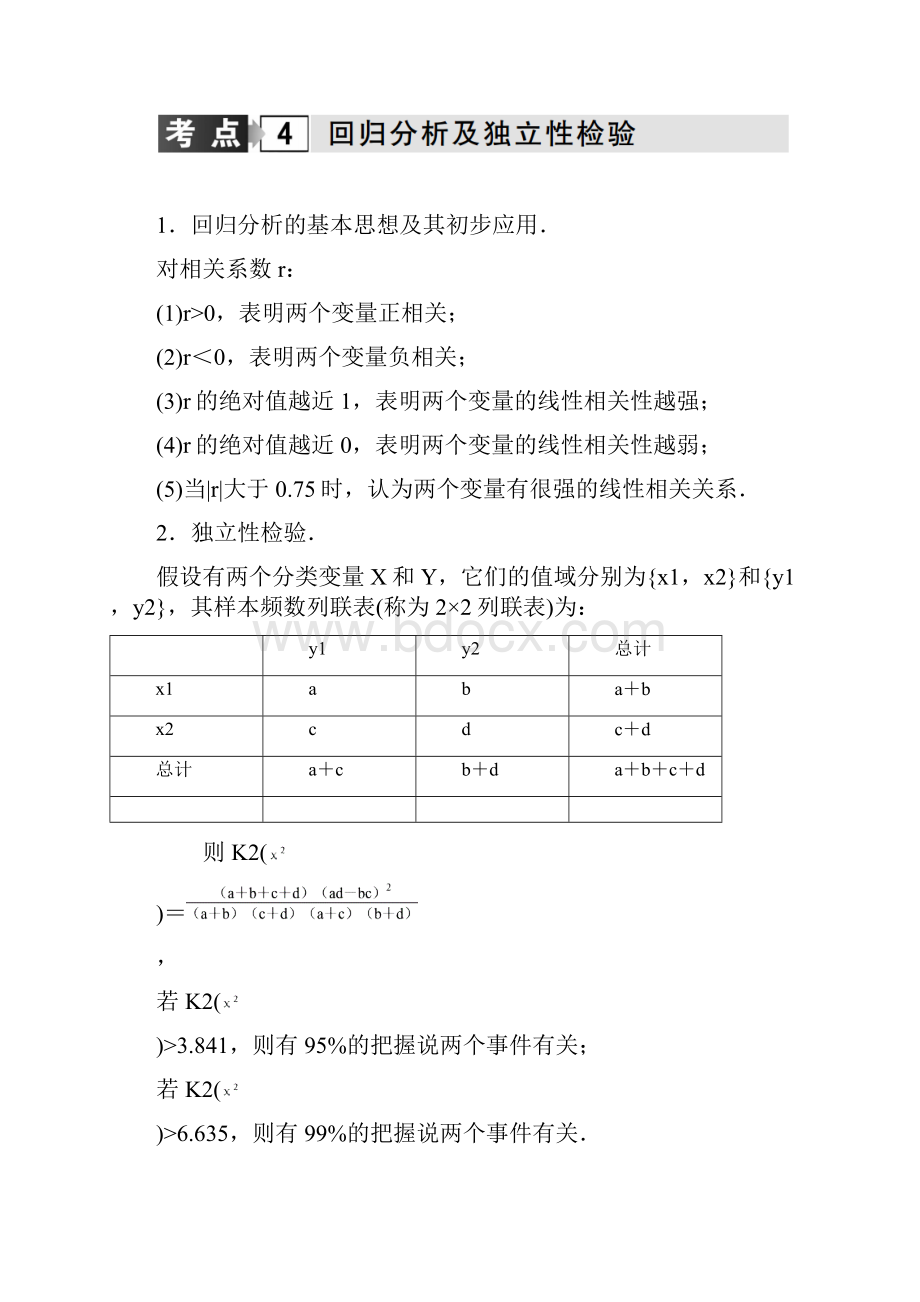 高考数学二轮复习 专题7 概率与统计推理与证明算法初步框图复数 第三讲 统计统计案例 理.docx_第3页