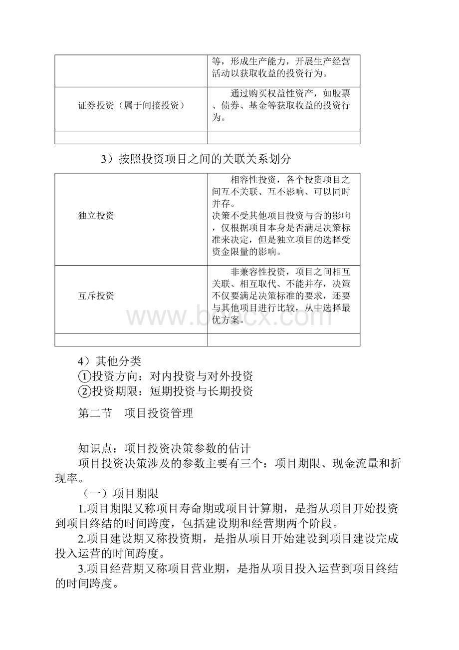 资产评估财务管理知识第四章投资管理.docx_第2页