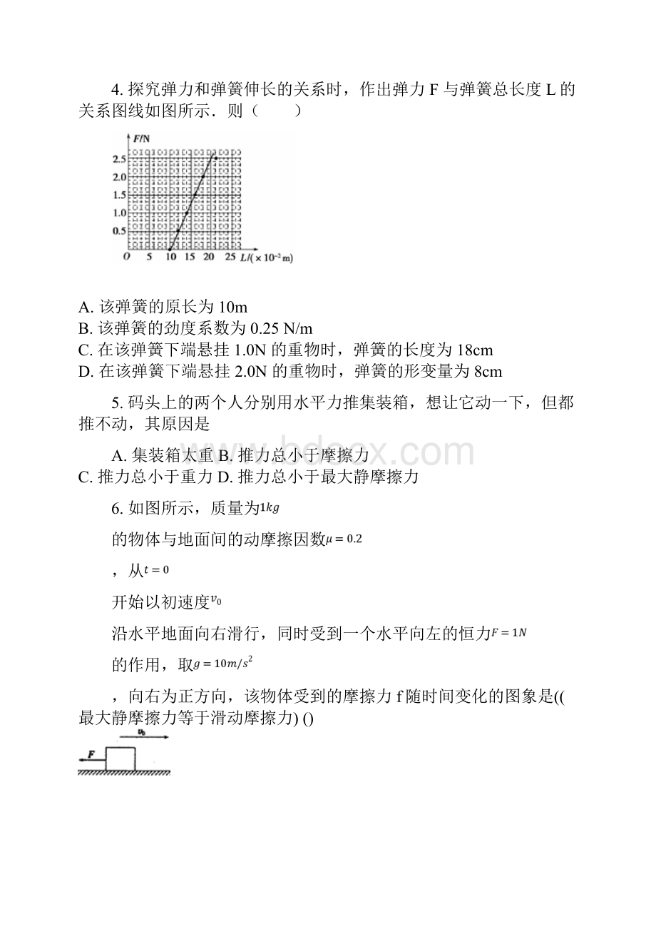 届物理二轮 相互作用 专题卷 全国通用.docx_第2页