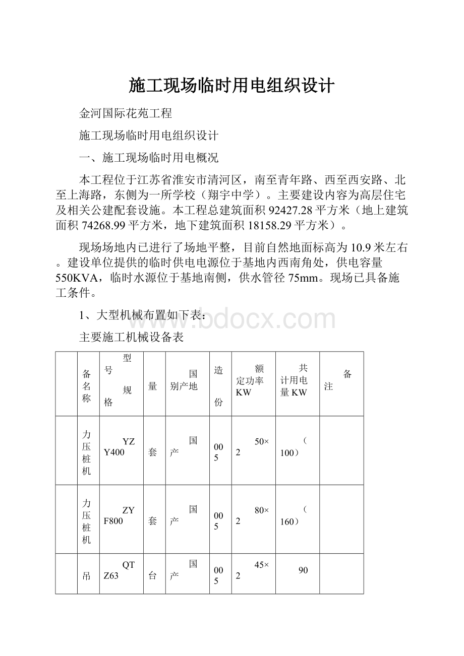 施工现场临时用电组织设计.docx