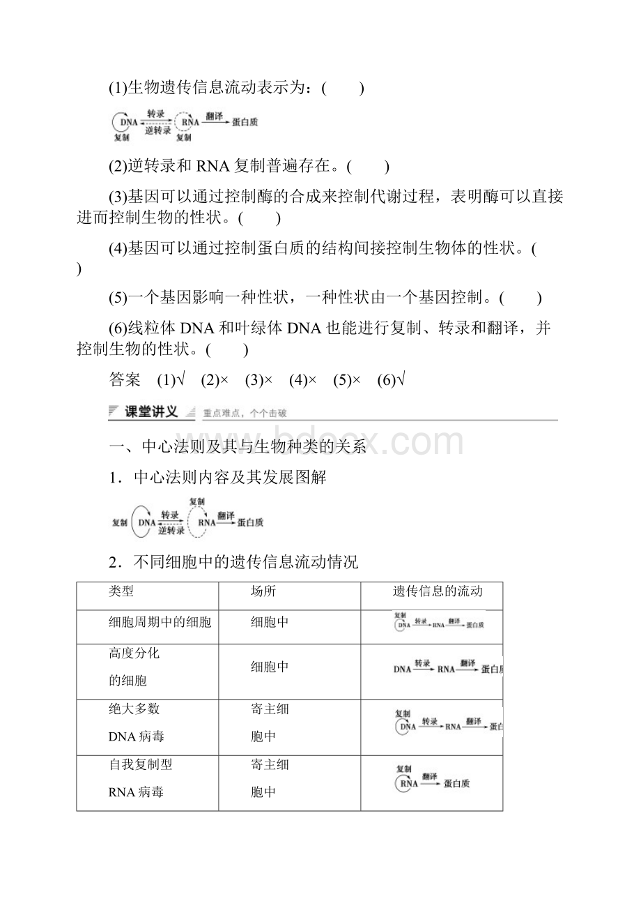 高中生物 第4章 第2节 基因对性状的控制课时作业 新人教版必修2.docx_第3页