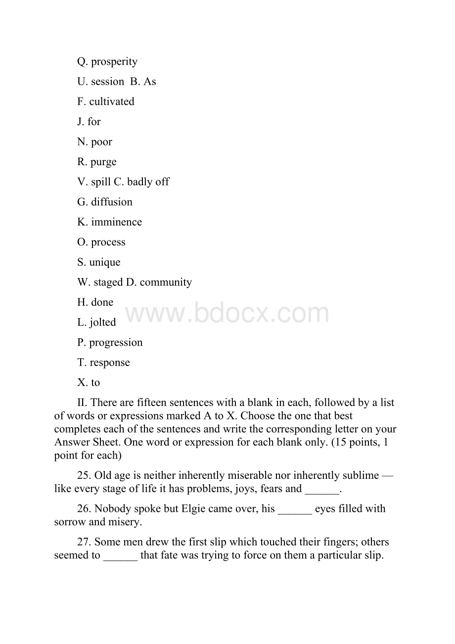 全国高等教育自学考试高级英语试题.docx_第2页