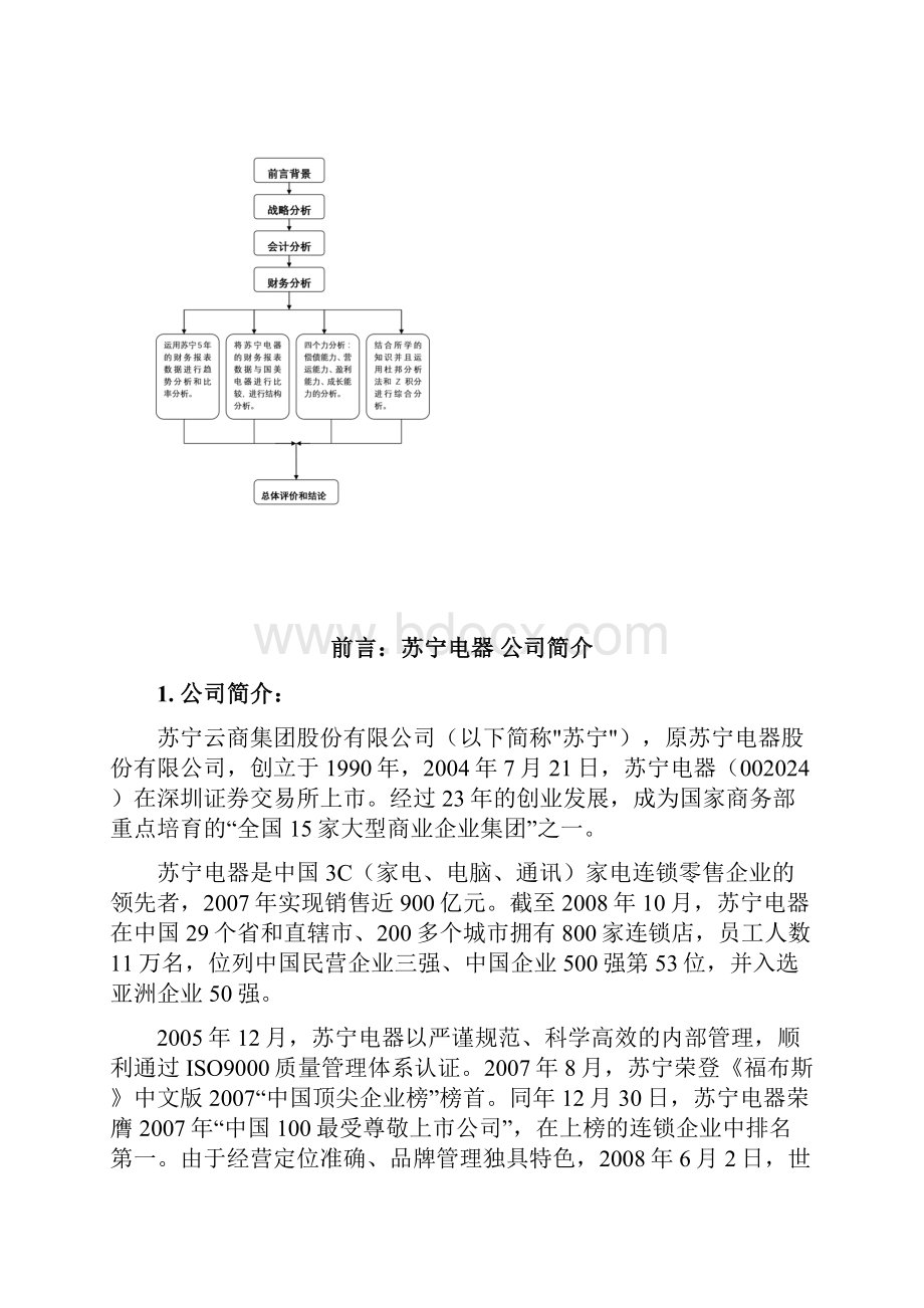 苏宁财务报表及管理知识分析.docx_第3页