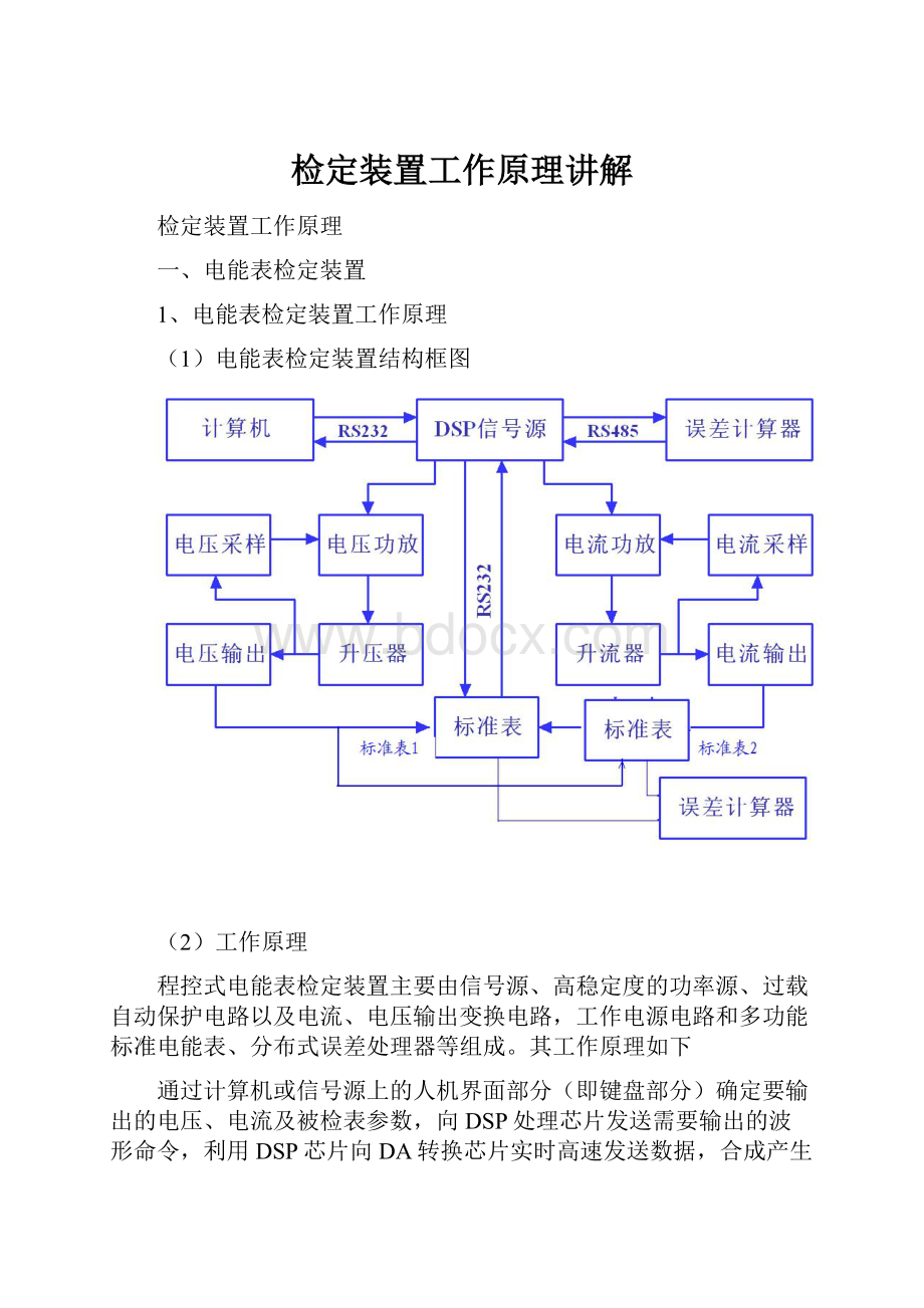 检定装置工作原理讲解.docx