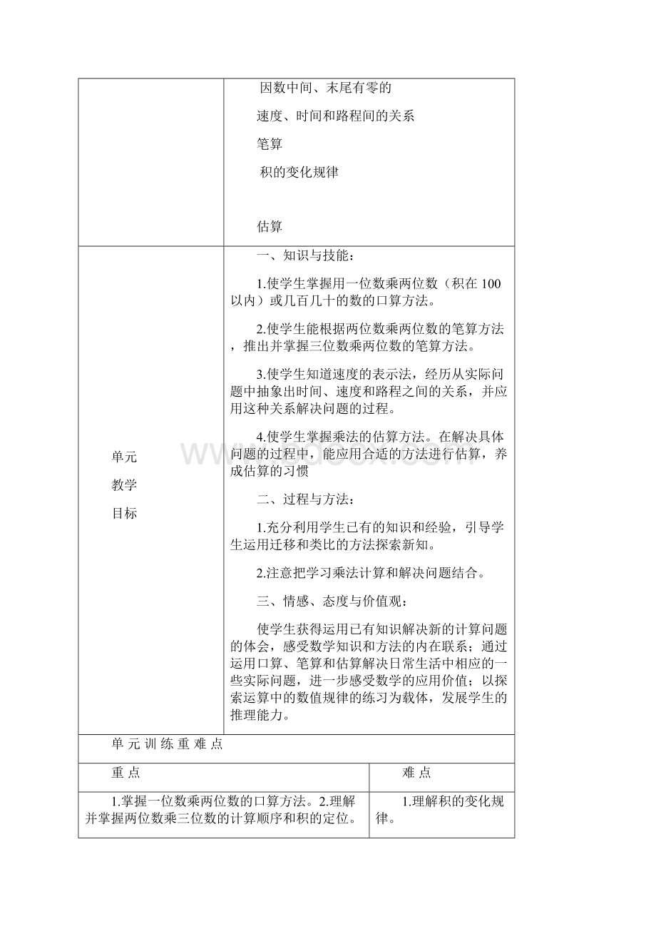 新人教版四年级数学上册第三单元教案.docx_第2页