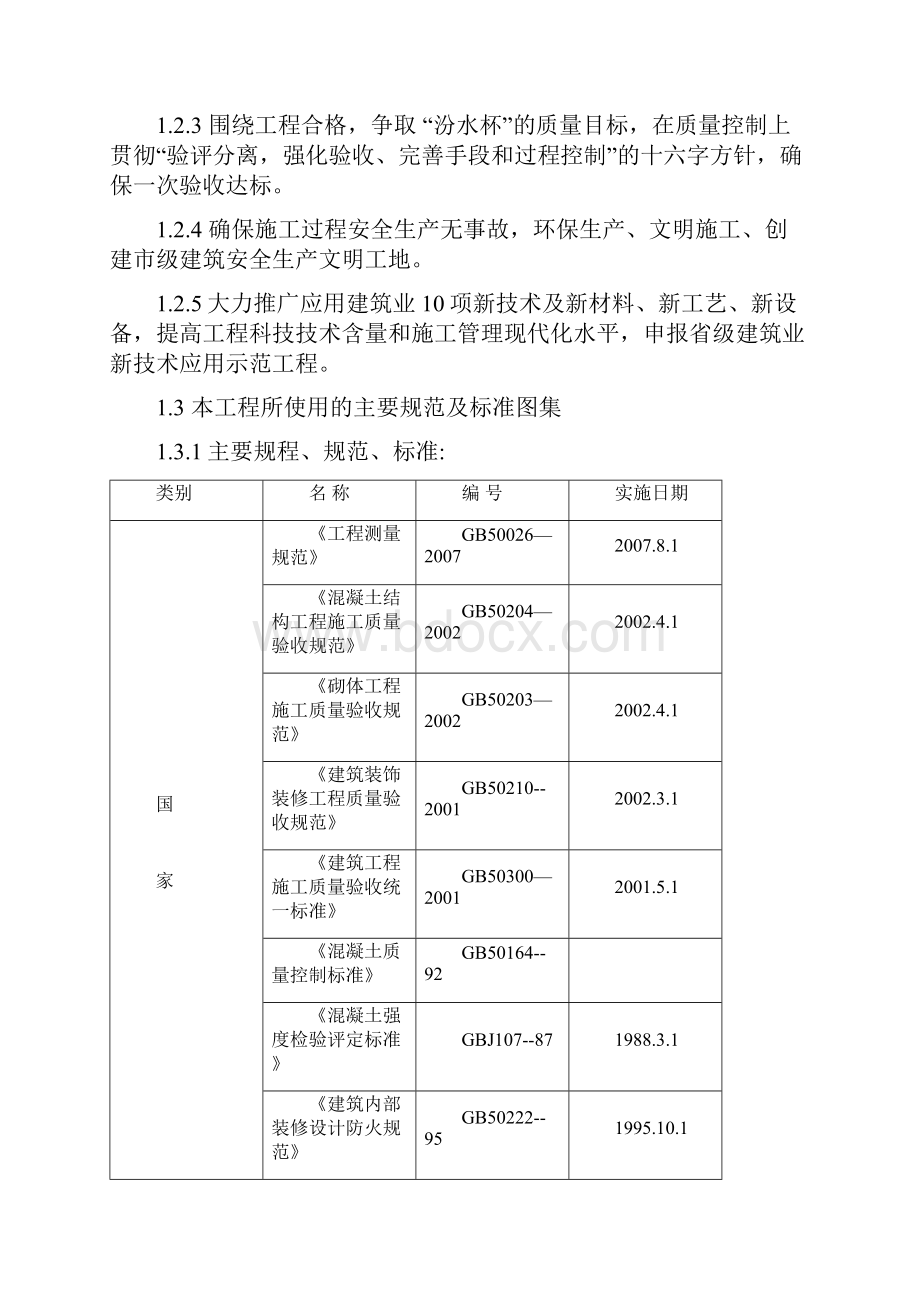 东景苑7楼施工组织设计计划书.docx_第2页