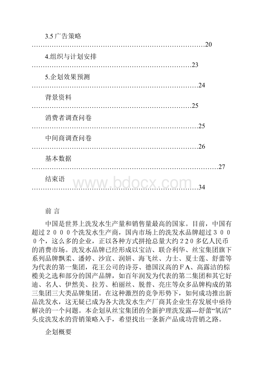 XX品牌洗发水市场推广及营销策划方案.docx_第2页