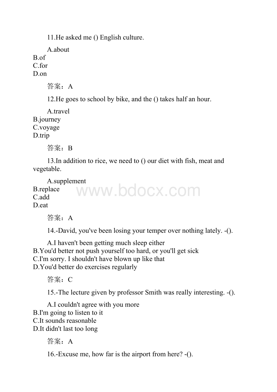 答案南开大学春《大学英语三》在线作业1.docx_第3页