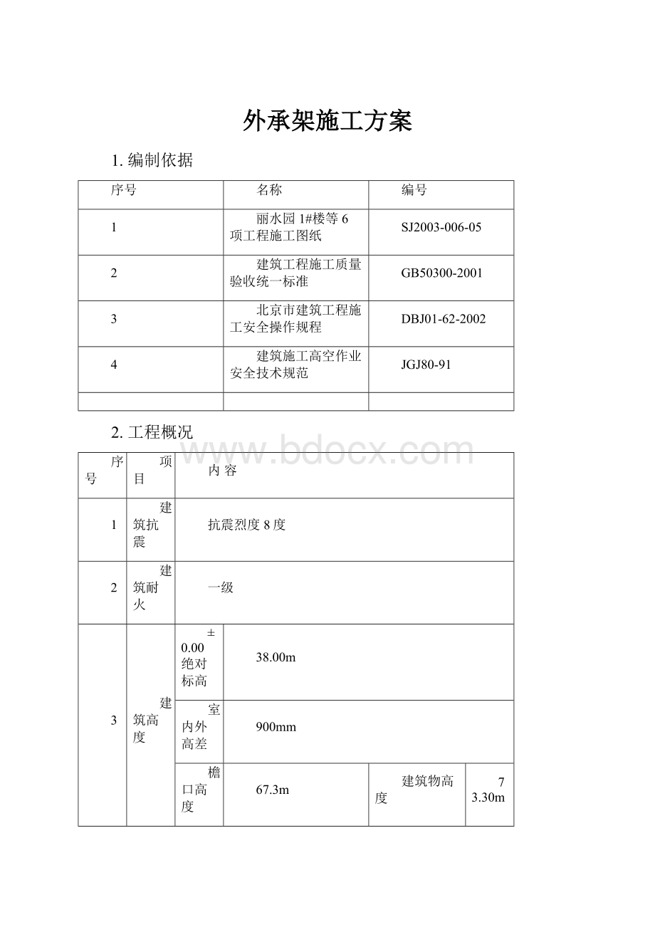 外承架施工方案.docx