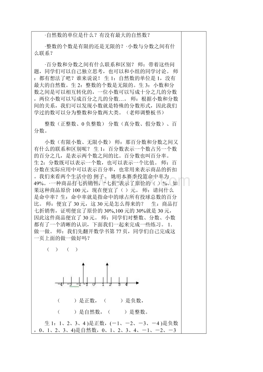 人教版小学数学六年级下册《第六单元数与代数》集体备课教案 2.docx_第3页