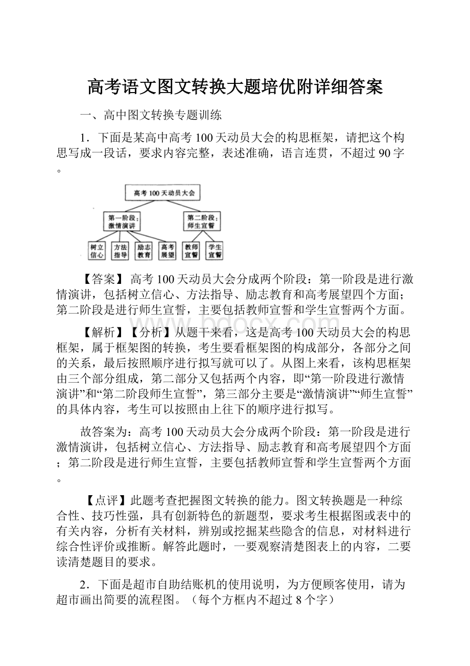 高考语文图文转换大题培优附详细答案.docx