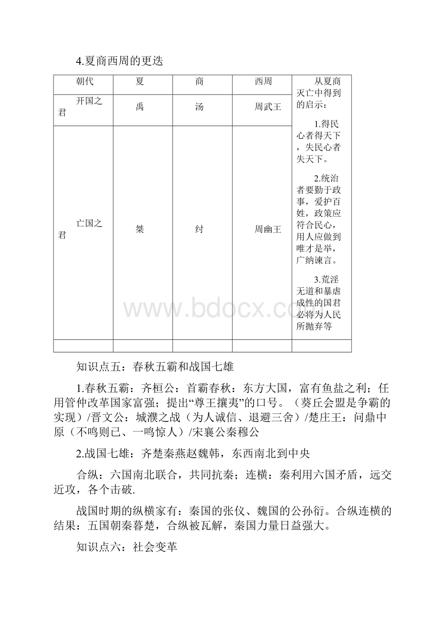 北师大版七年级历史上册复习提纲.docx_第3页