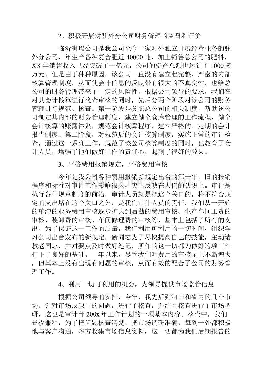 审计部门工作总结.docx_第2页