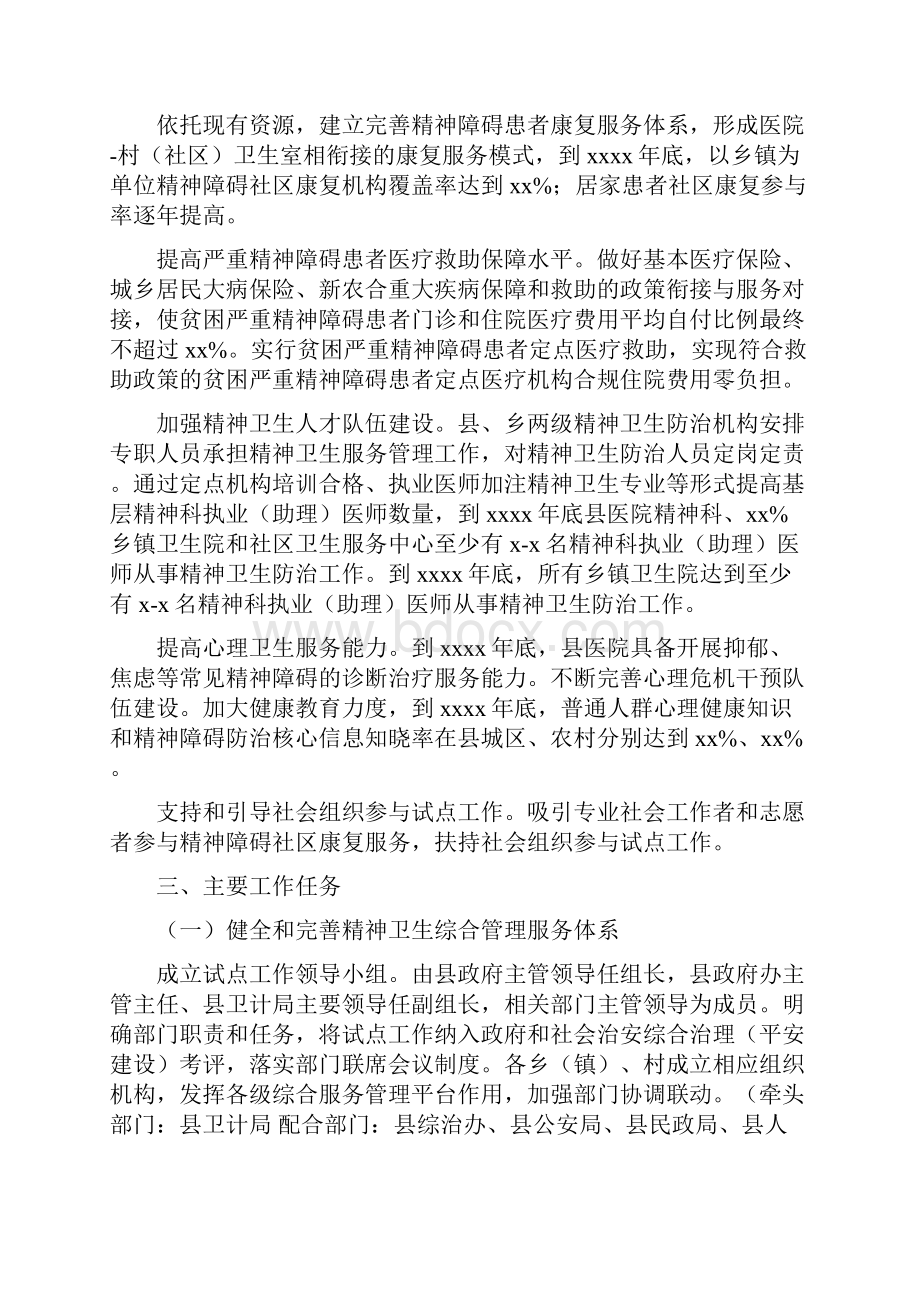 精神卫生综合管理工作实施方案.docx_第2页