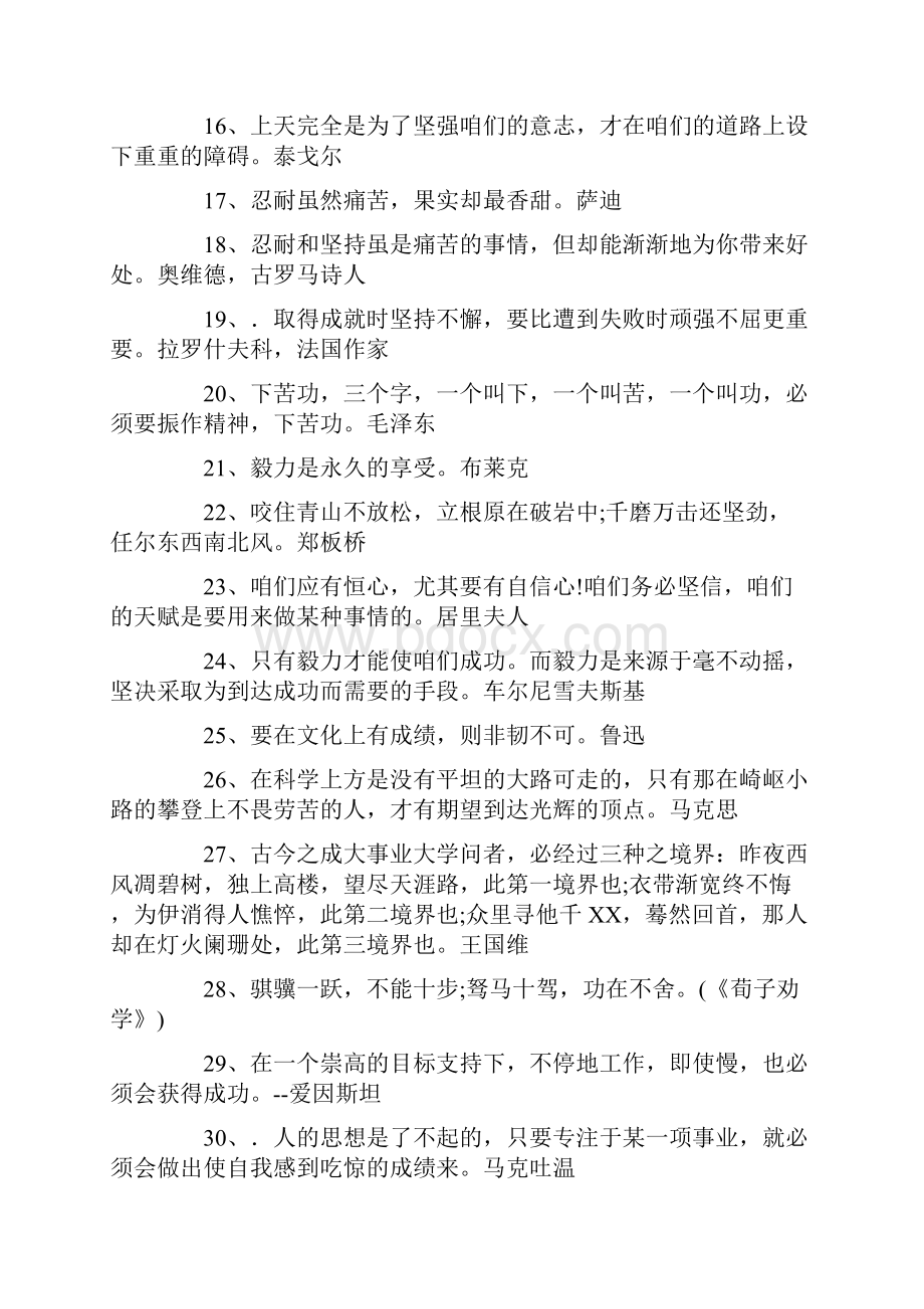 关于毅力的名言名人名言.docx_第2页