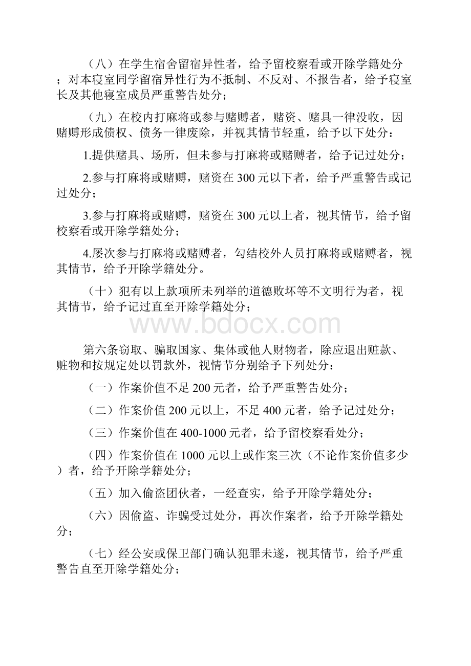 学院学生违纪处罚规定.docx_第3页