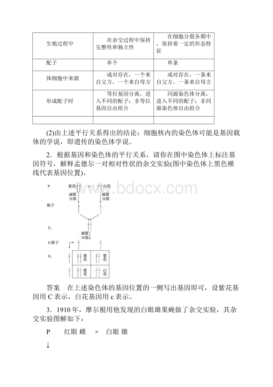 高考生物一轮复习 第四单元 孟德尔定律和染色体与遗传.docx_第2页