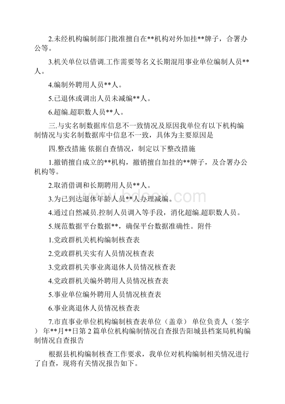 单位编制自查报告共4篇.docx_第2页