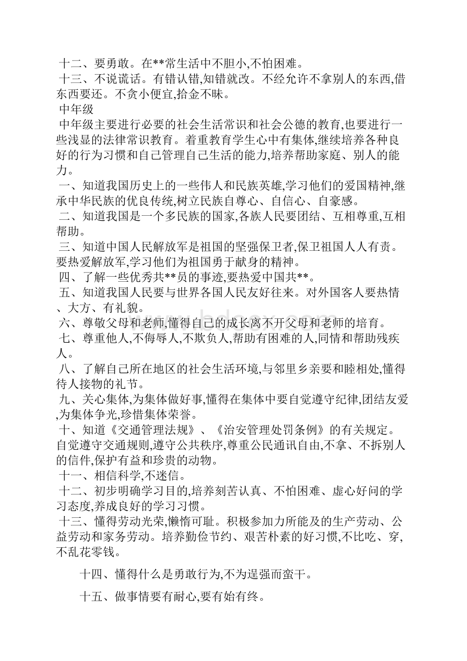 全日制小学思想品德课教学大纲.docx_第3页