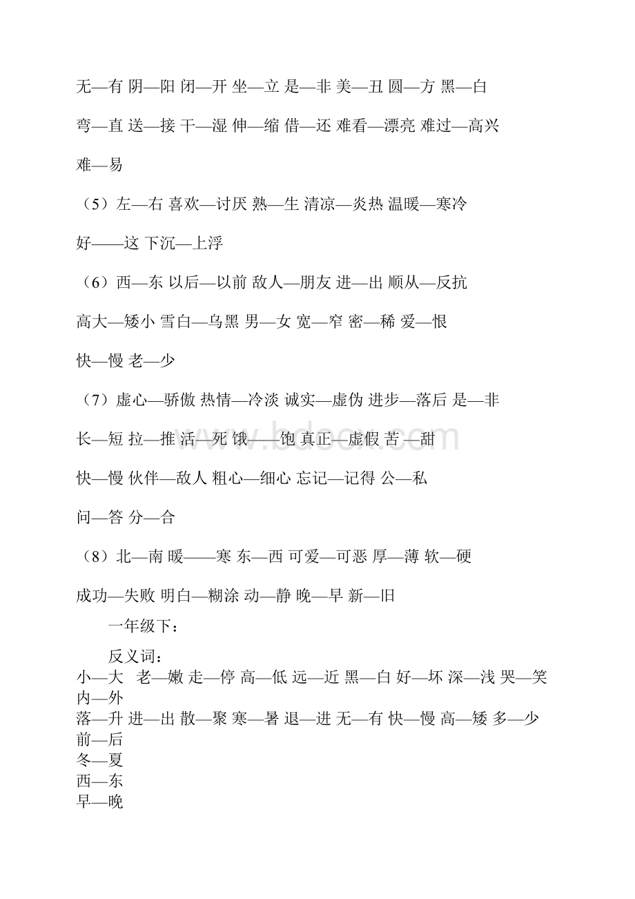 反义词 近义词.docx_第2页