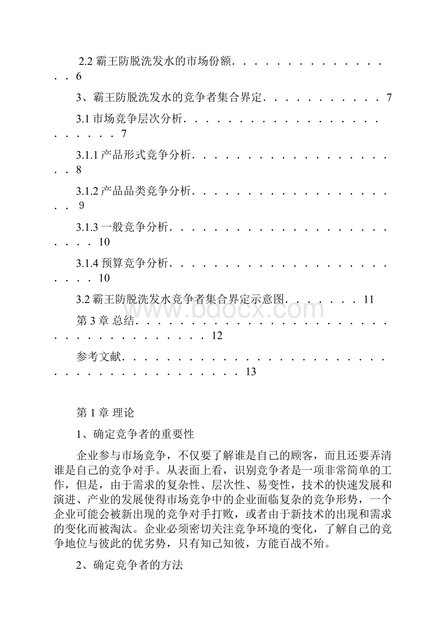 霸王防脱洗发水竞争者集合的界定.docx_第2页