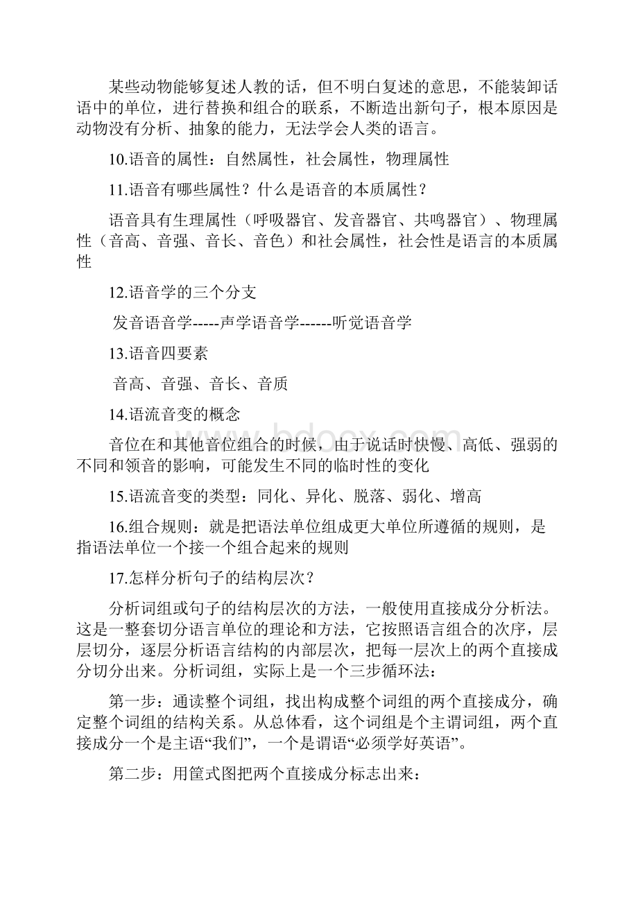 语言学概论考精彩试题库.docx_第3页