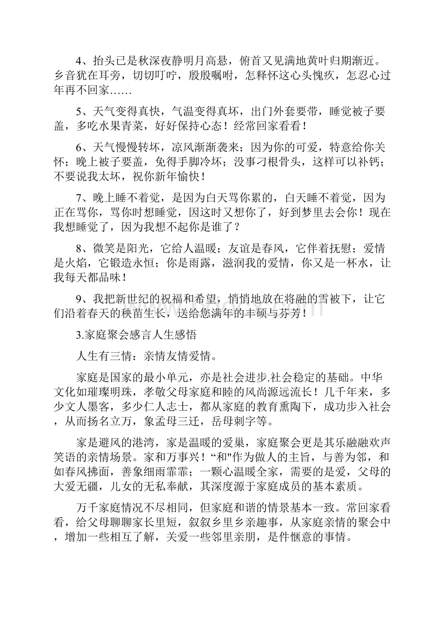 家庭聚会总结唯美简短.docx_第3页