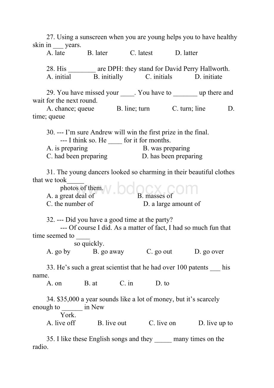 高二英语test for unit 20.docx_第2页