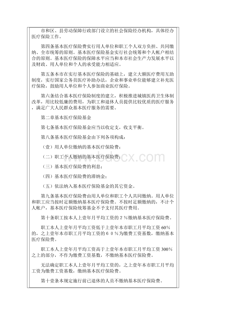 金融保险北京市基本医疗保险规定.docx_第3页