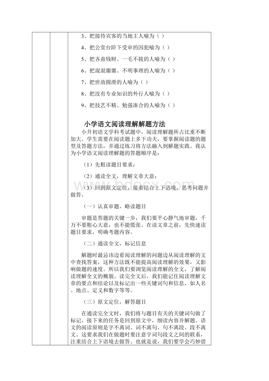 六年级语文课外积累及阅读理解.docx_第3页