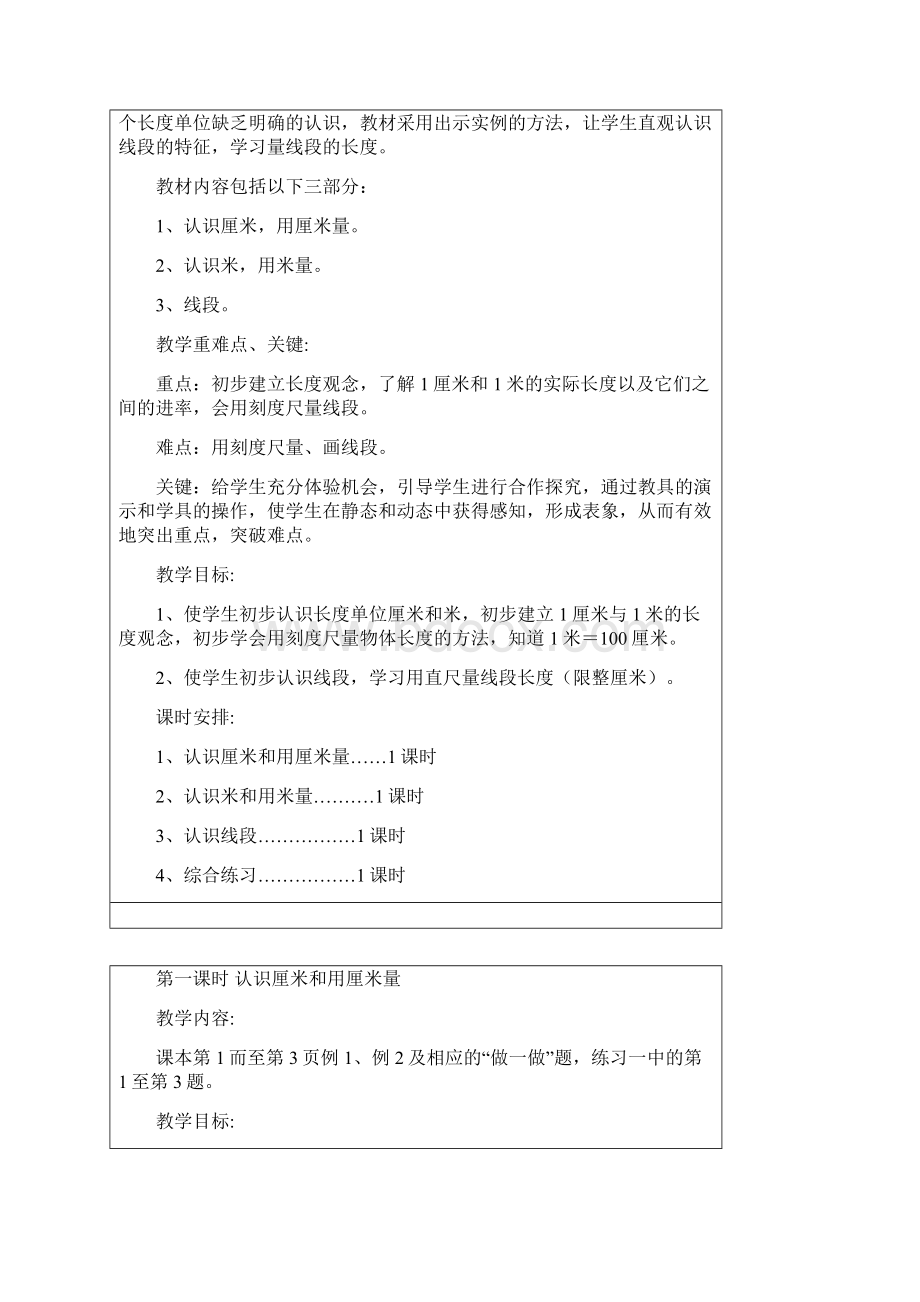 人教版小学二年级数学上册教学案 全册.docx_第3页