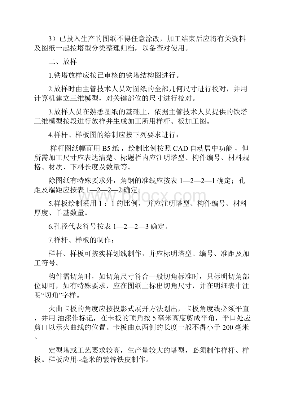 铁塔加工工艺规程.docx_第2页