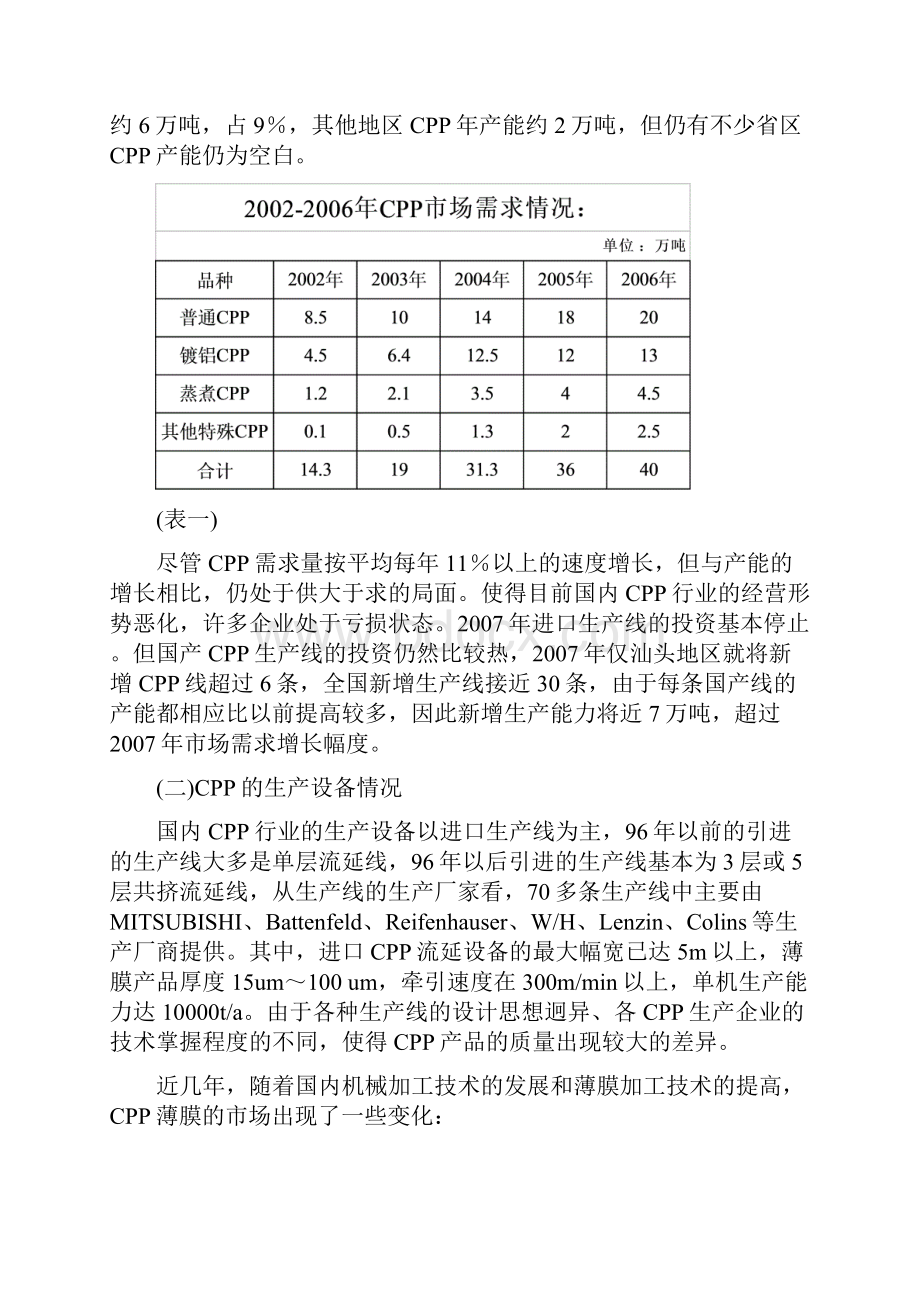 41流延聚丙烯薄膜的加工与应用.docx_第2页