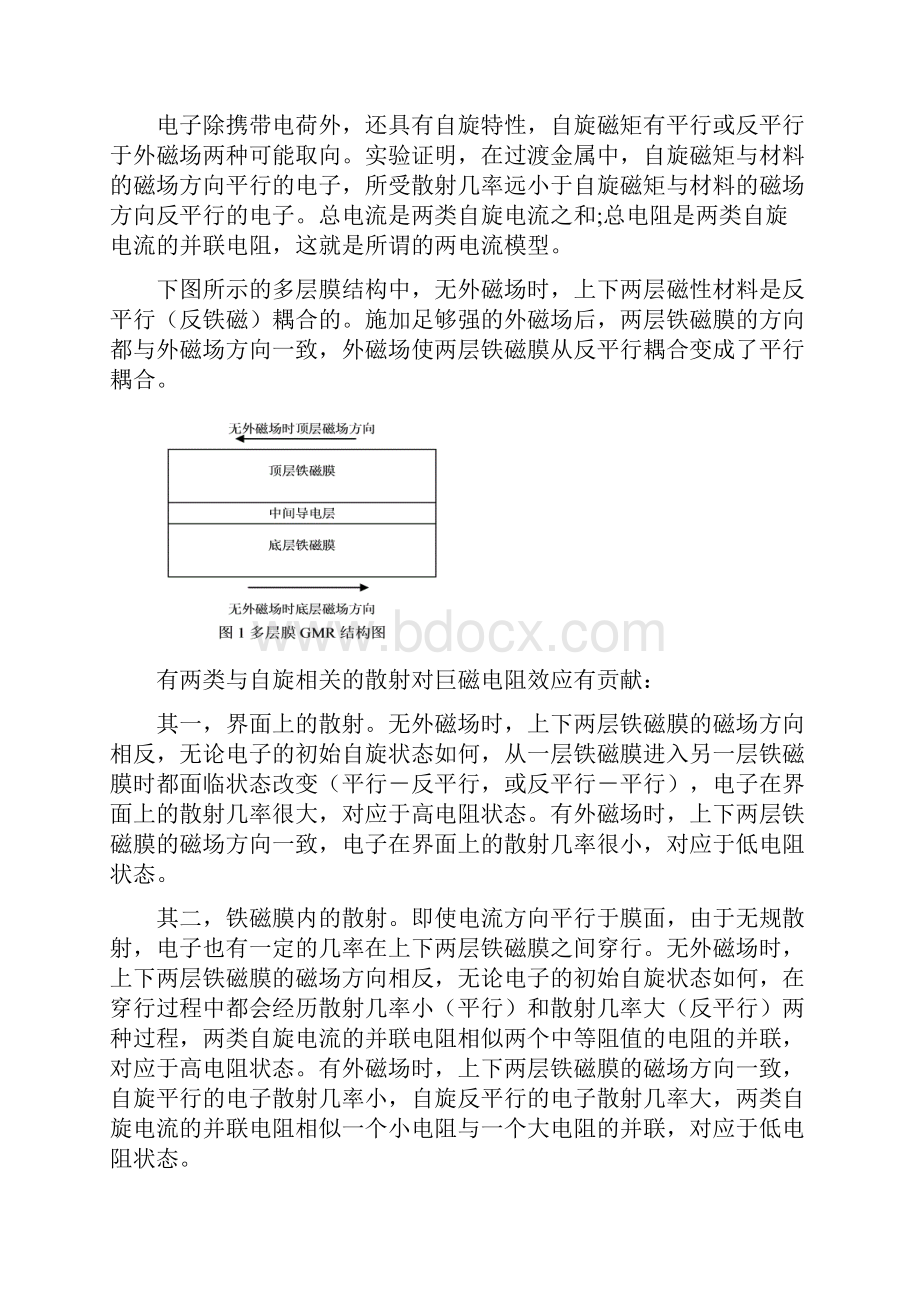 巨磁阻效应实验报告材料.docx_第2页