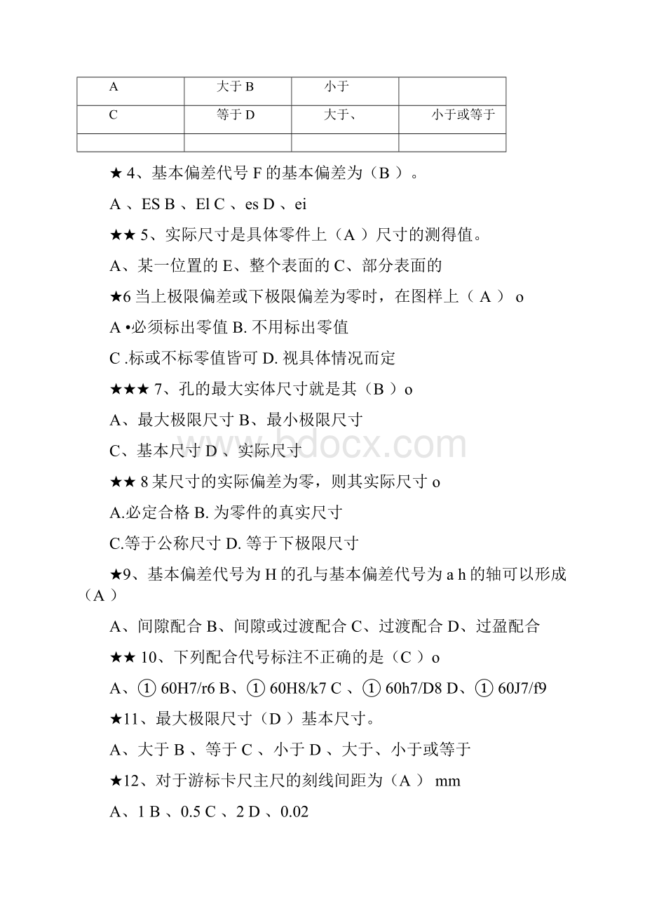 公差配合试题库1.docx_第3页