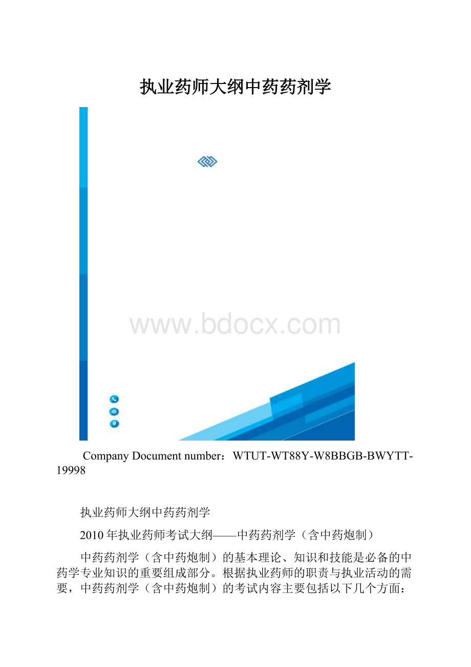 执业药师大纲中药药剂学.docx