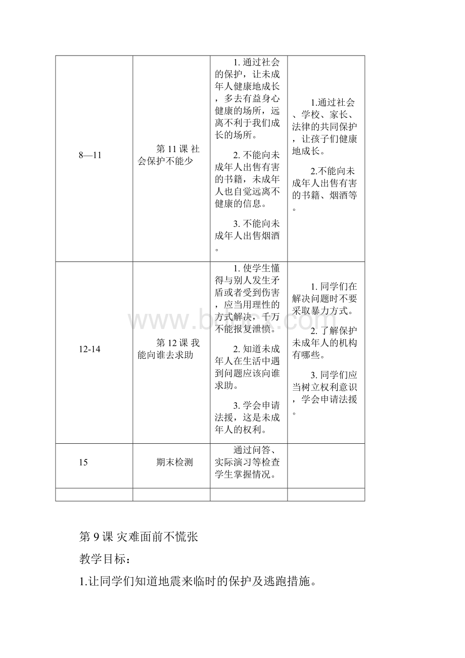 六年级法制教育教学计划与教案.docx_第2页