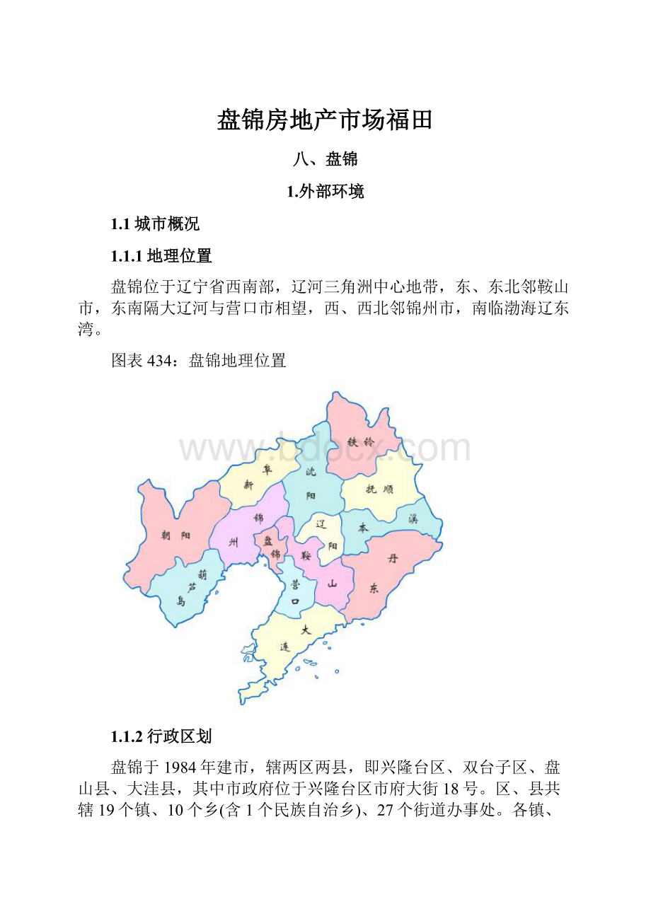 盘锦房地产市场福田.docx