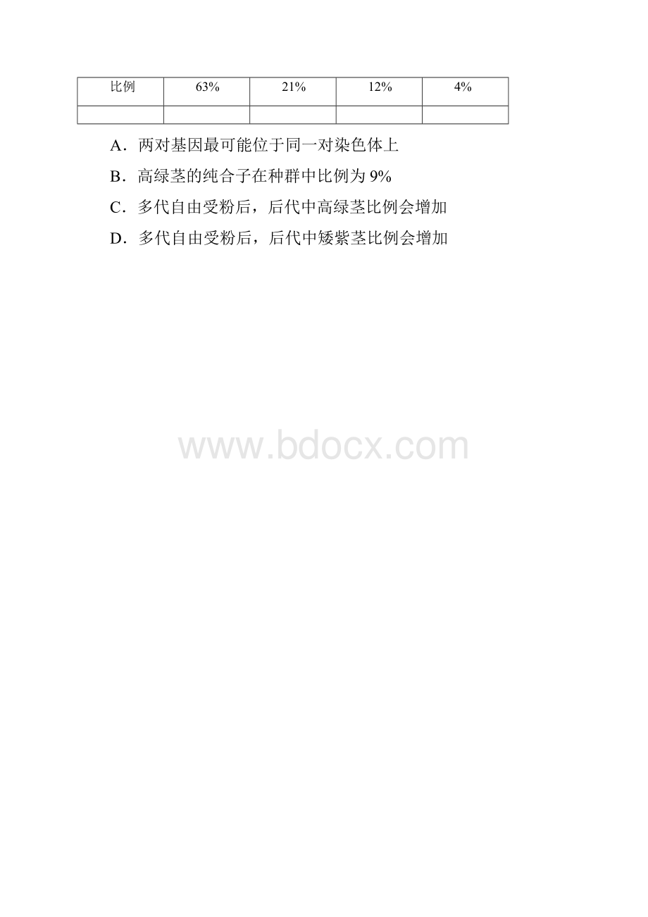 届安徽省六安市舒城中学高三下学期第三次仿真模拟理科综合试题Word版含答案.docx_第3页