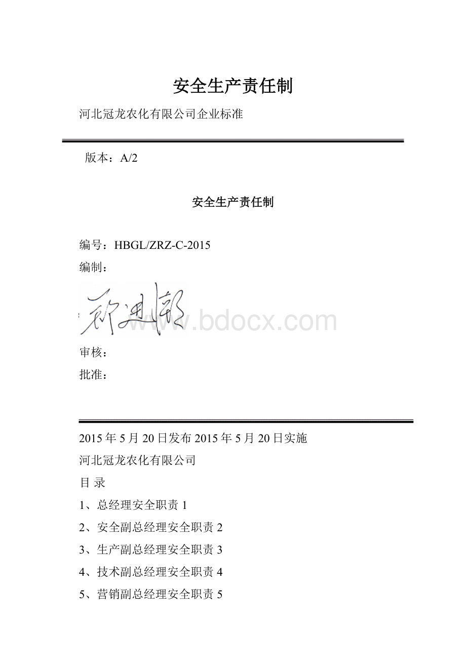 安全生产责任制.docx_第1页