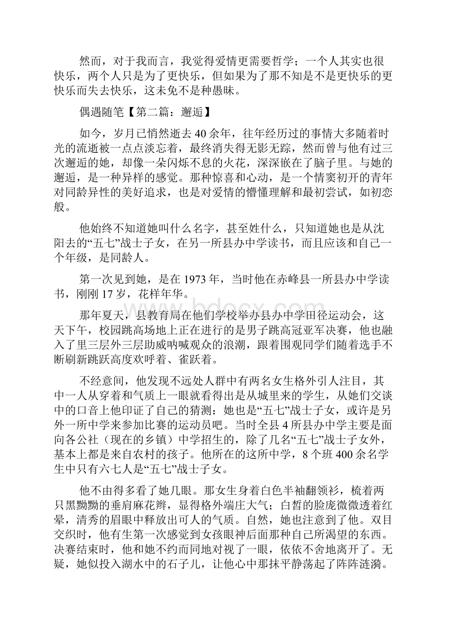 最新偶遇随笔.docx_第3页