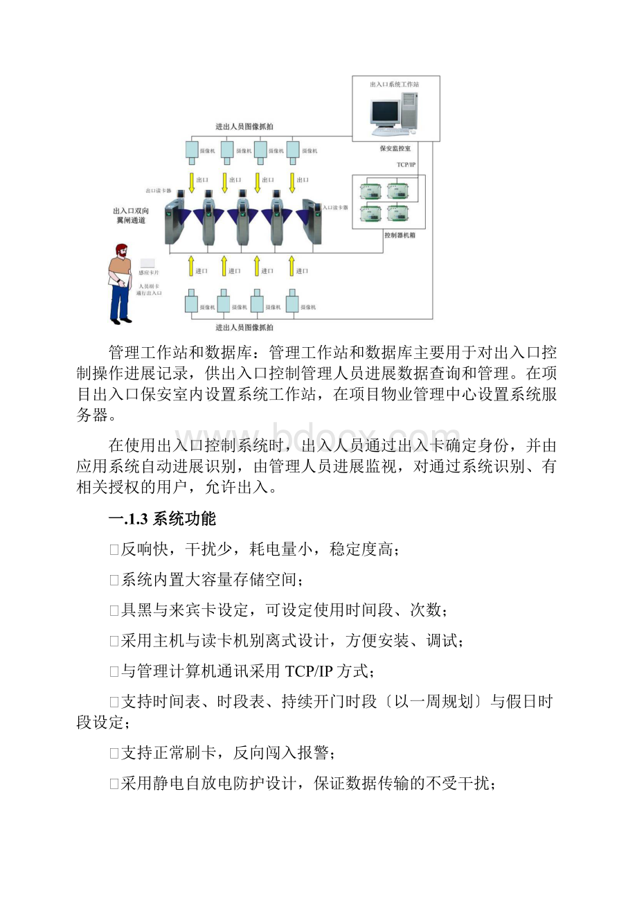 人脸识别人员通道方案设计.docx_第3页